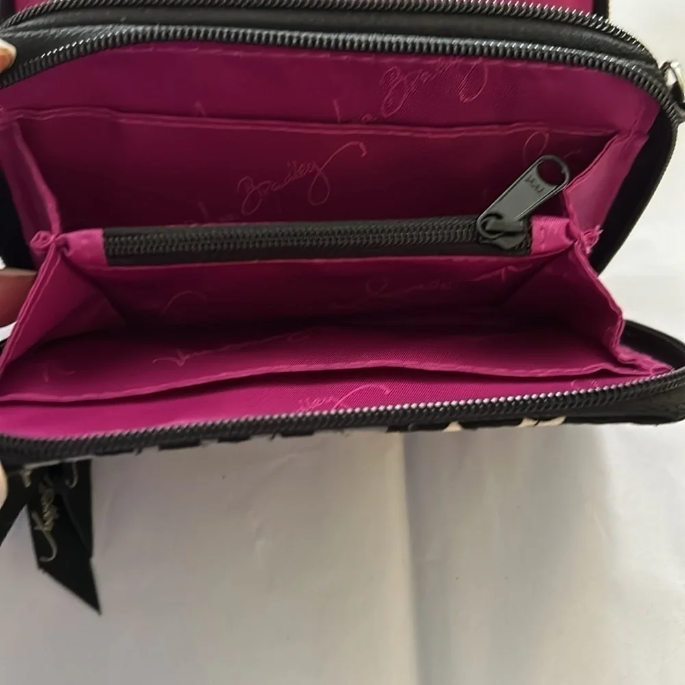 Vera Bradley Wristlet Wallet in Canterbury Magenta
